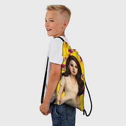 Рюкзак-мешок Lana Del Rey образ куклы, цвет: 3D-принт — фото 2