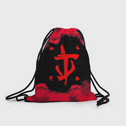 Рюкзак-мешок Doom огненные краски, цвет: 3D-принт