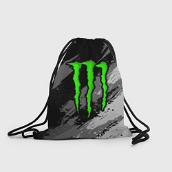 Рюкзак-мешок Monster energy - мазки краски, цвет: 3D-принт