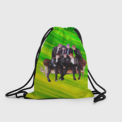 Рюкзак-мешок BTS сидят на диване, цвет: 3D-принт