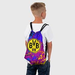Рюкзак-мешок Borussia абстрактные краски, цвет: 3D-принт — фото 2