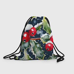 Мешок для обуви Зимний остролист