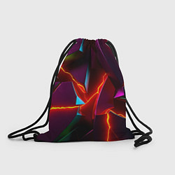 Рюкзак-мешок Fractures multicolored tiles, цвет: 3D-принт