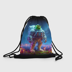 Рюкзак-мешок Шрек бравый космонавт - неоновое свечение, цвет: 3D-принт
