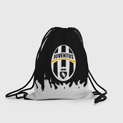 Мешок для обуви Ювентус белый огонь текстура