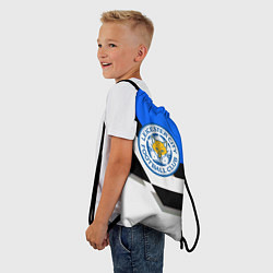 Рюкзак-мешок Лестер сити геометрия полосы, цвет: 3D-принт — фото 2