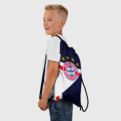 Рюкзак-мешок Бавария звезды геометрия, цвет: 3D-принт — фото 2