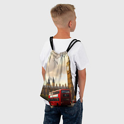 Рюкзак-мешок Лондон в осеннем сиянии, цвет: 3D-принт — фото 2