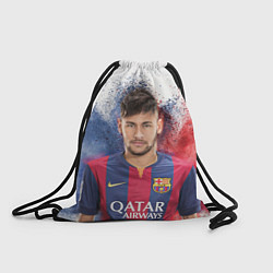 Рюкзак-мешок Neymar FCB, цвет: 3D-принт