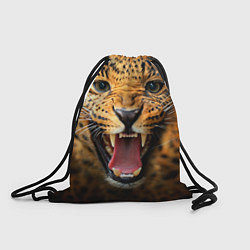 Рюкзак-мешок Рык леопарда, цвет: 3D-принт