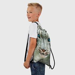 Рюкзак-мешок Снежный барс, цвет: 3D-принт — фото 2