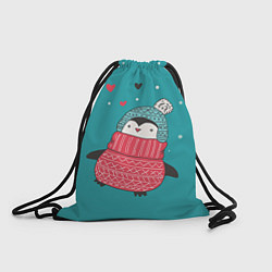 Рюкзак-мешок Пингвинчик, цвет: 3D-принт