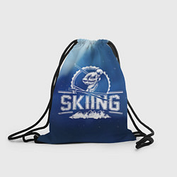 Рюкзак-мешок Лыжный спорт, цвет: 3D-принт
