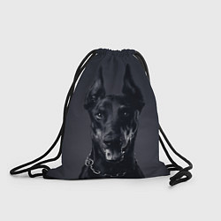 Рюкзак-мешок Взгляд добермана, цвет: 3D-принт