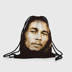 Рюкзак-мешок Взгляд Боба Марли, цвет: 3D-принт