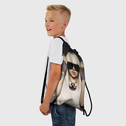 Рюкзак-мешок Lady Gaga, цвет: 3D-принт — фото 2
