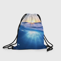 Рюкзак-мешок Под водой, цвет: 3D-принт