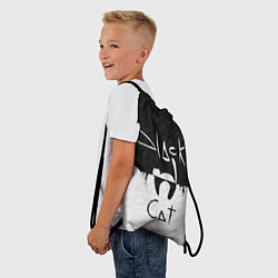 Рюкзак-мешок Black cat, цвет: 3D-принт — фото 2