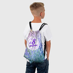 Рюкзак-мешок С 8 Марта, цвет: 3D-принт — фото 2