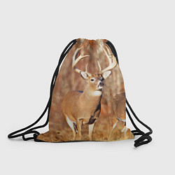 Рюкзак-мешок Олень на поле, цвет: 3D-принт