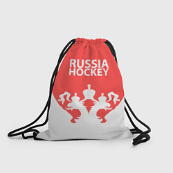 Рюкзак-мешок Russia Hockey, цвет: 3D-принт