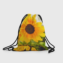 Рюкзак-мешок Подсолнухи, цвет: 3D-принт