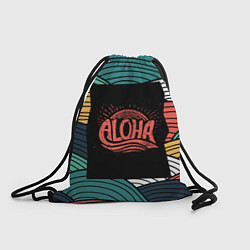 Рюкзак-мешок Алоха, цвет: 3D-принт