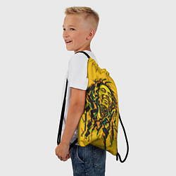 Рюкзак-мешок Боб Марли, цвет: 3D-принт — фото 2