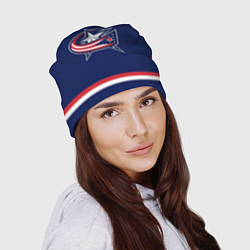 Шапка Columbus Blue Jackets, цвет: 3D-принт — фото 2