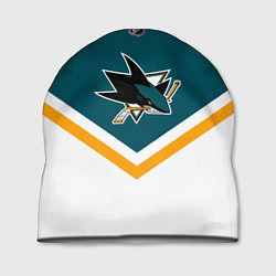 Шапка NHL: San Jose Sharks, цвет: 3D-принт