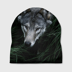 Шапка Волк в траве, цвет: 3D-принт