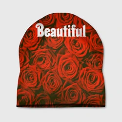 Шапка Beautiful Roses, цвет: 3D-принт