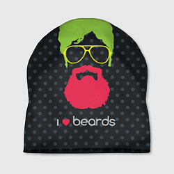 Шапка I like beards, цвет: 3D-принт