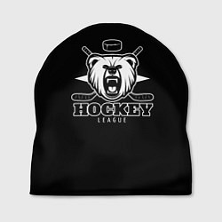 Шапка Bear hockey, цвет: 3D-принт