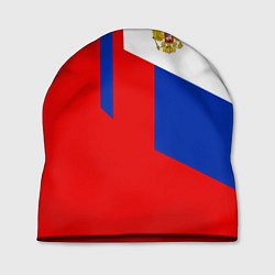 Шапка Russia: Geometry Tricolor