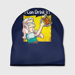 Шапка I Can Drink It!, цвет: 3D-принт