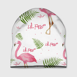 Шапка Lil Peep: Pink Flamingo, цвет: 3D-принт