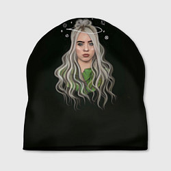 Шапка Billie Eilish Black Art, цвет: 3D-принт