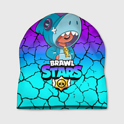 Шапка Brawl stars leon shark, цвет: 3D-принт