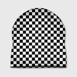 Шапка Шахматка мелкая, цвет: 3D-принт