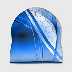 Шапка ABSTRACT BLUE, цвет: 3D-принт