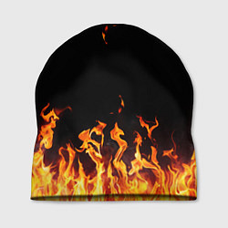 Шапка FIRE ОГОНЬ, цвет: 3D-принт