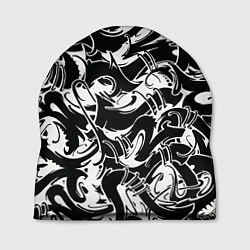 Шапка Tattoo BlackWhite, цвет: 3D-принт