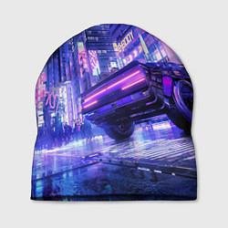 Шапка Cyberpunk city, цвет: 3D-принт