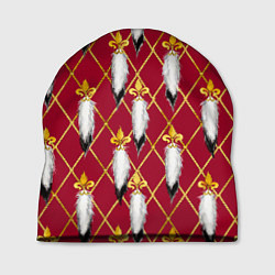 Шапка Tassels red gold, цвет: 3D-принт