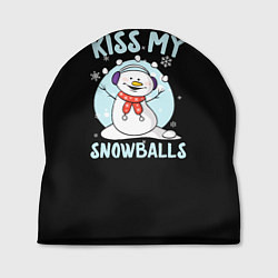 Шапка Озорной Снеговик, цвет: 3D-принт