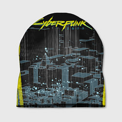 Шапка Город CYBERPUNK 2077, цвет: 3D-принт
