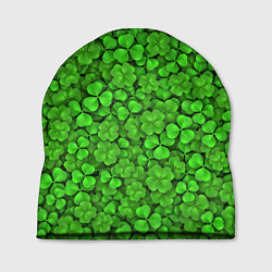 Шапка Зелёный клевер, цвет: 3D-принт