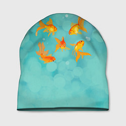 Шапка Золотые рыбки, цвет: 3D-принт