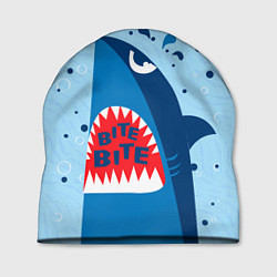 Шапка Акула bite, цвет: 3D-принт